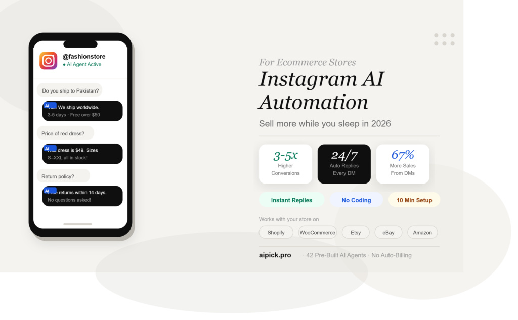 instagram ai automation for ecommerce