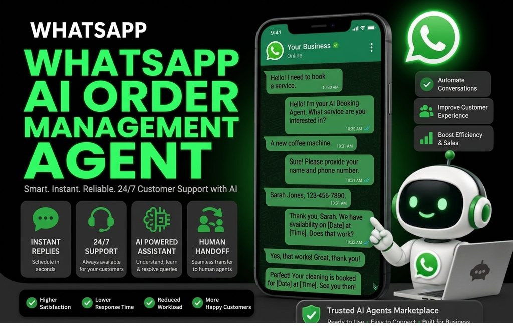 WhatsApp AI Order Management Agent